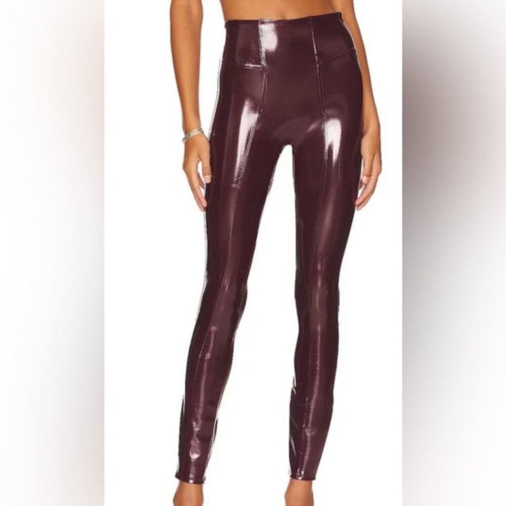 NWT SPANX Faux Patent Leather Leggings
